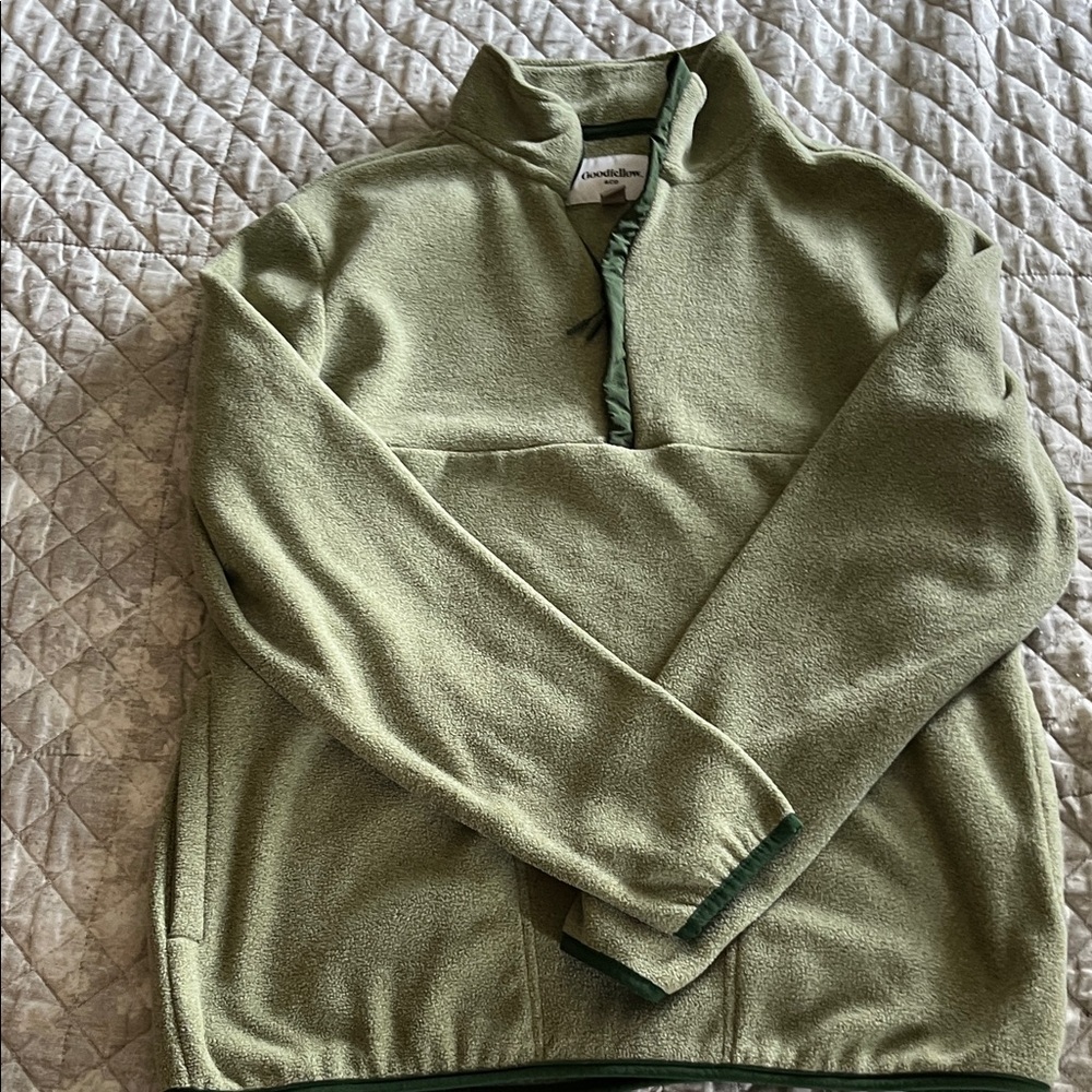 💐🪻3/$10💐🪻Goodfellow & Co Green Fleece Jacket